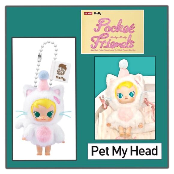 Pop Mart Baby Molly Pocket of Friends Pet My Head - Picture 8 of 16